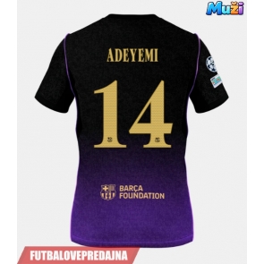 Lacne Muži Futbalové dres Barcelona Karim Adeyemi #14 2026-27 Krátky Rukáv - Preč